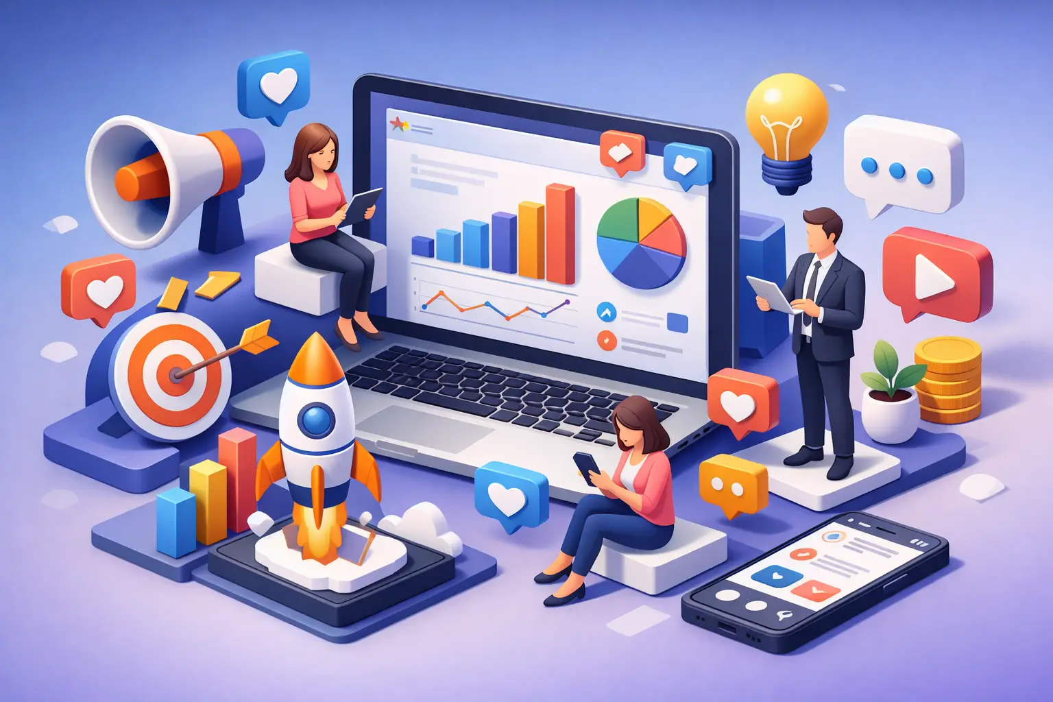 Gestione social media aziende: cosa funziona