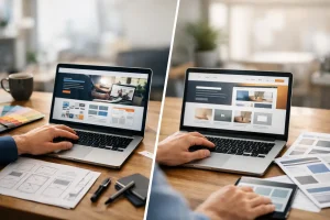 Sito custom vs template: cosa conviene davvero