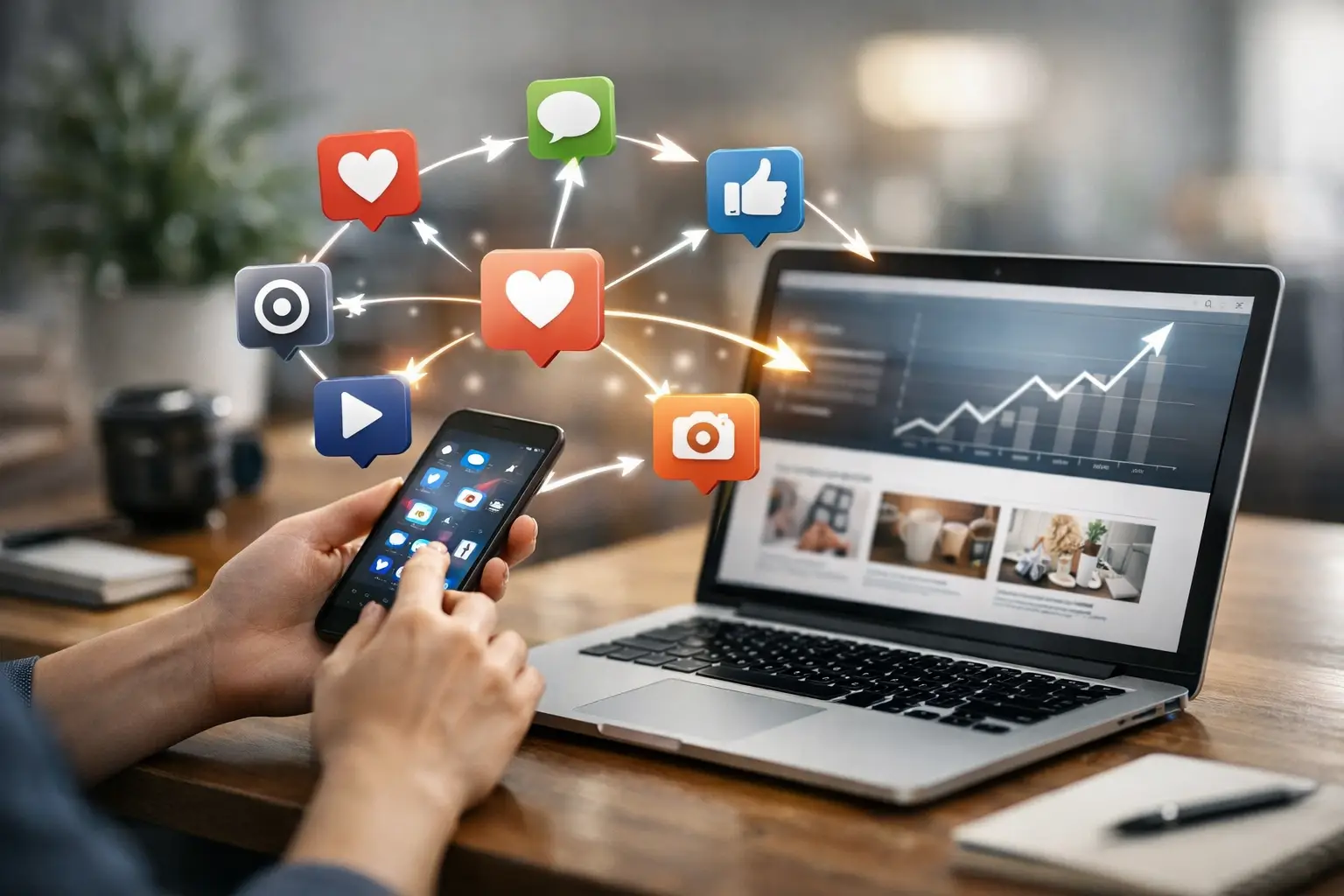 Come integrare social e sito per far crescere il brand